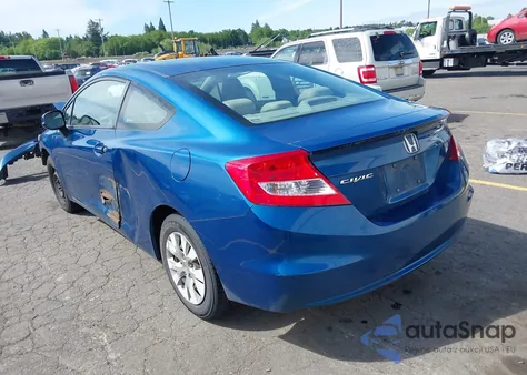 2012 Honda Civic Lx из США, поврежденный, VIN 2HGFG3B5XCH545396
